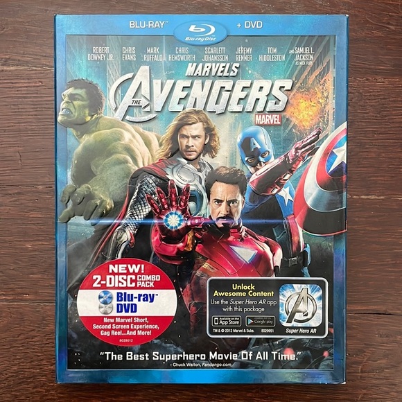 Marvel’s The Avengers Blu-Ray and DVD 2-Disc - Picture 1 of 11